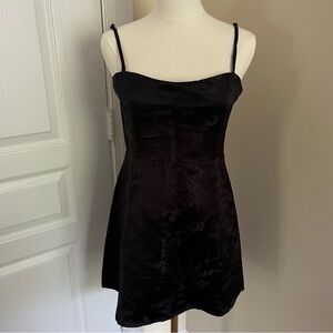 🔵 Réalisation Par Satin Floral Embroidered Mini Dress